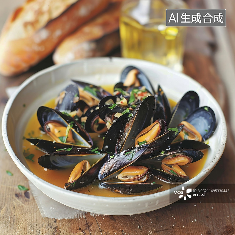 【AI数字艺术】海鲜贝壳类美食素材图片素材