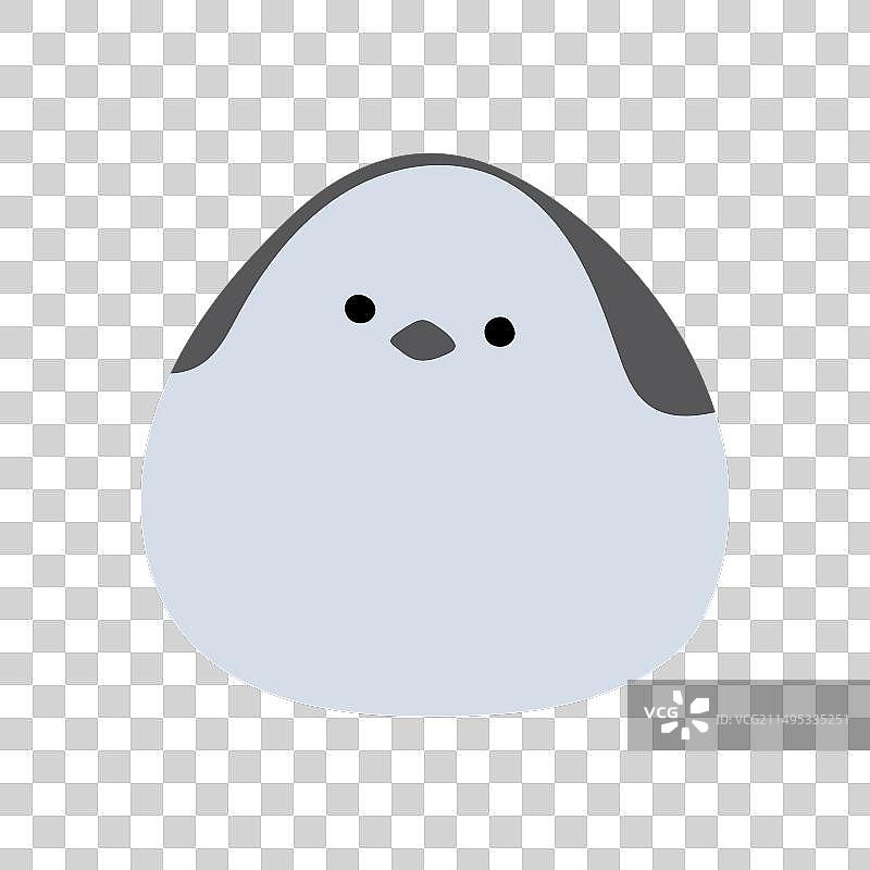 单只长尾山雀图片素材