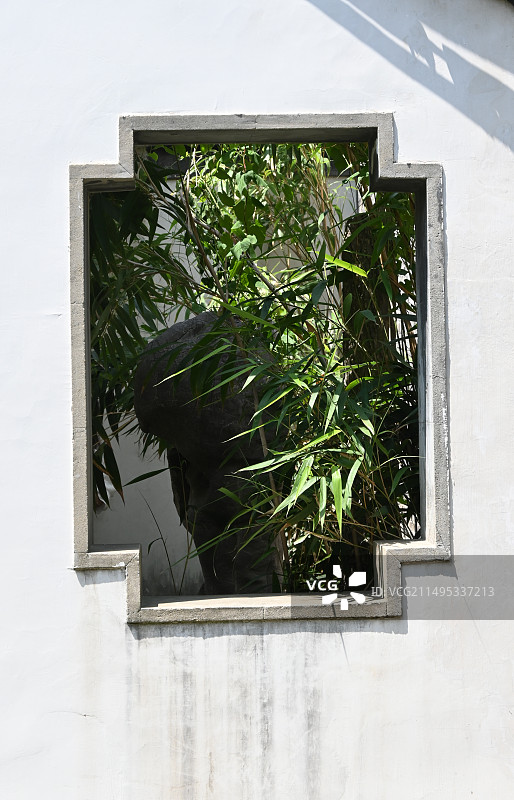 苏省扬州市扬州八怪纪念馆馆内建筑和院内景观图片素材