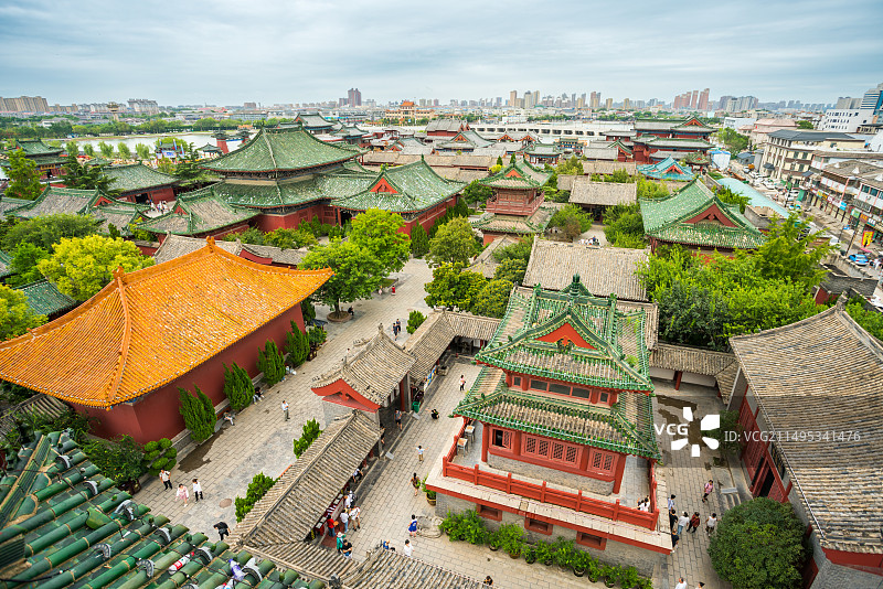 中国河南开封开封府古建筑群图片素材