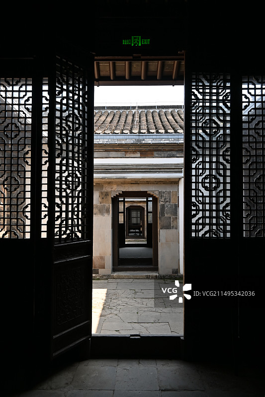 全国重点文物保护单位---扬州汪氏小苑风光图片素材