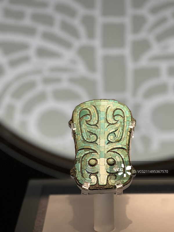 绿松石铜牌图片素材