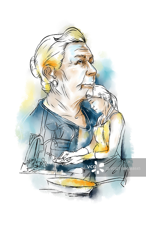 婆媳关系图片素材