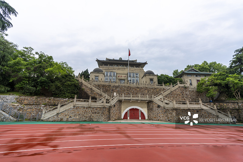 武汉大学早期建筑 工学院图片素材
