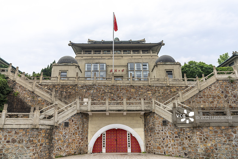 武汉大学早期建筑 工学院图片素材