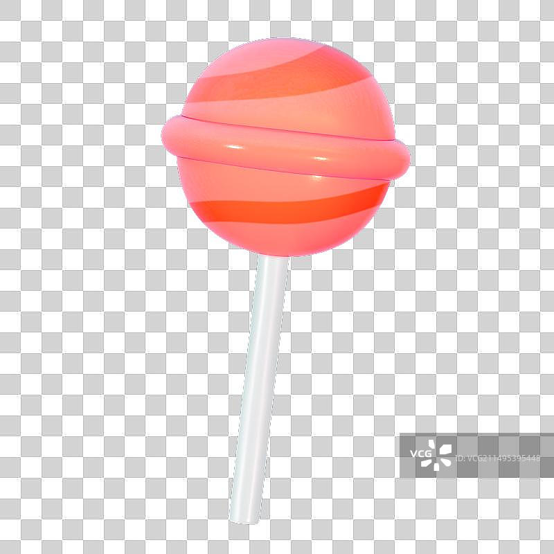 糖果棒棒糖装饰物儿童节礼物3D卡通插画元素图片素材