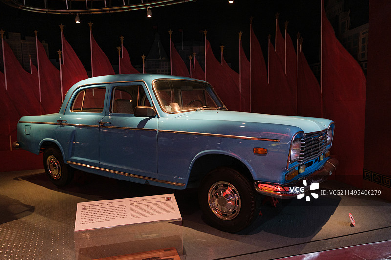 北京汽车博物馆的古董车图片素材