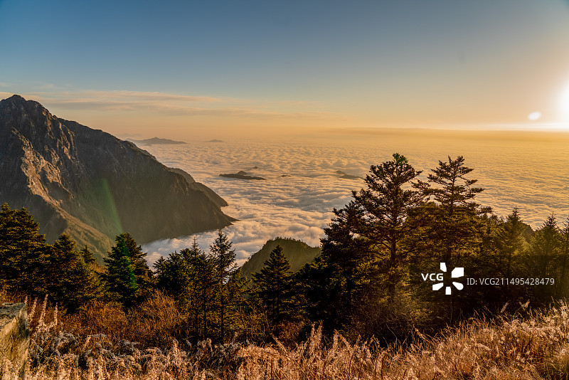 彭州九峰山图片素材