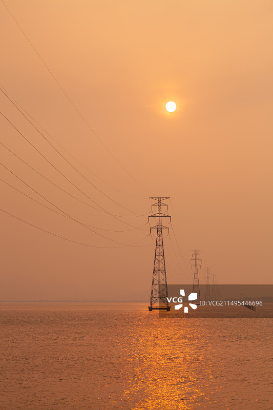 陆巷古村 日落图片素材