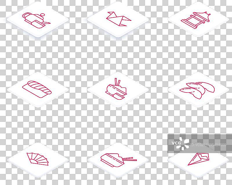 日本茶道千纸鹤大门图片素材