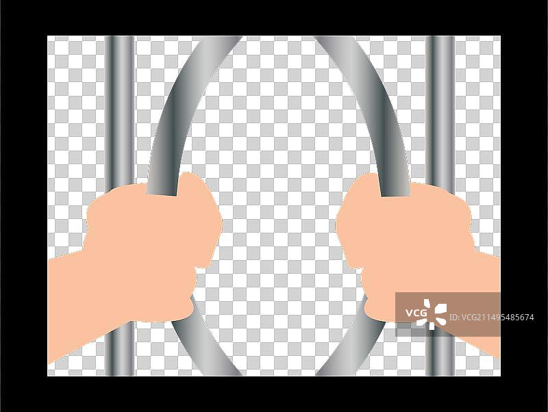 监狱栏杆图片素材