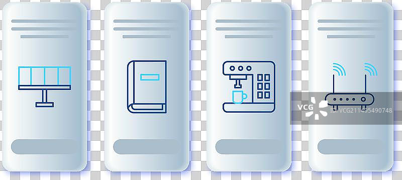 用户手册、咖啡机、太阳能图标图片素材