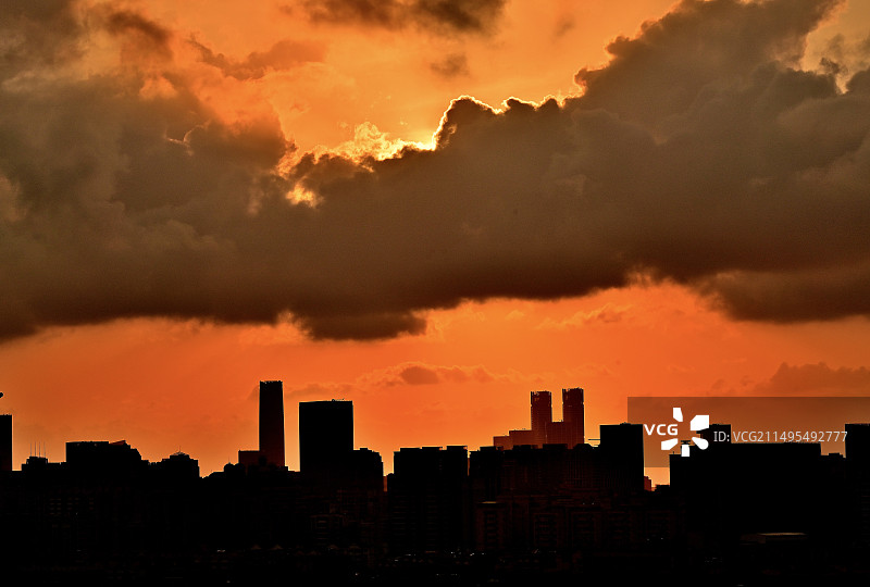 都市日辉图片素材