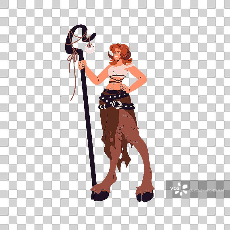 万圣节派对童话角色小鹿服装图片素材