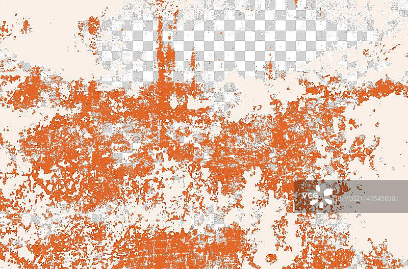 橙色Grunge纹理图片素材