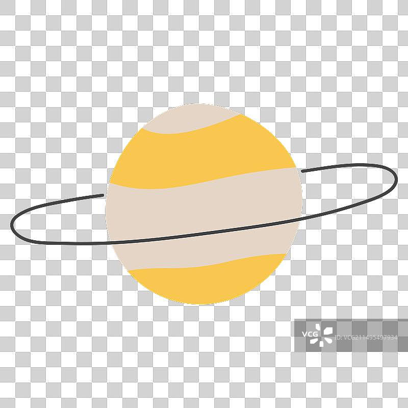 单个土星图案图片素材