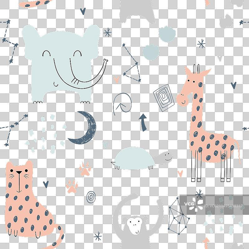 可爱的野生动物图片素材