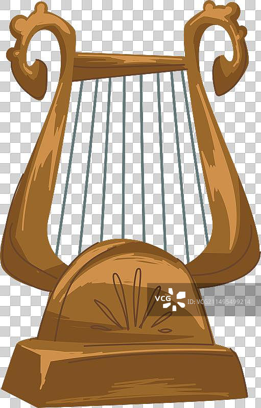 古罗马里拉琴弦乐器图片素材