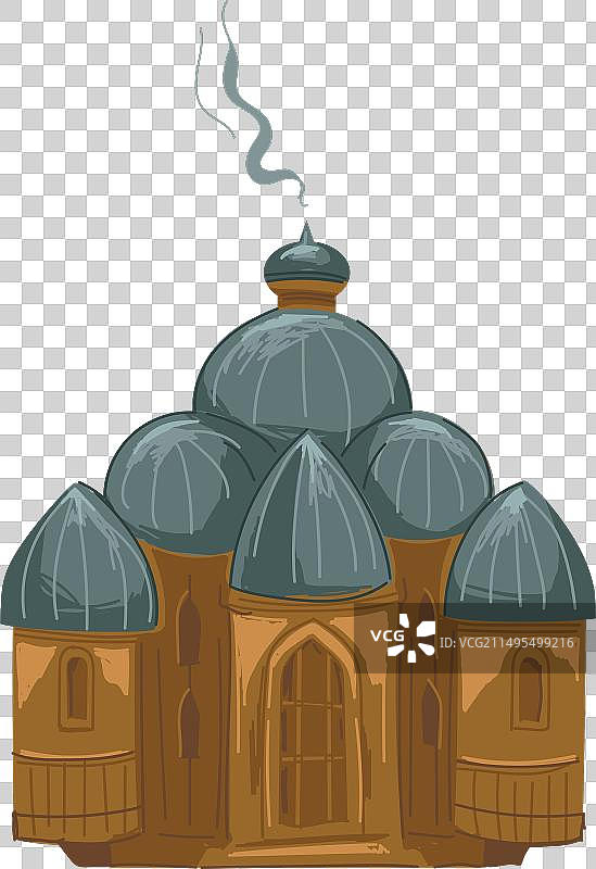 基督教传统烟雾缭绕的香炉图片素材