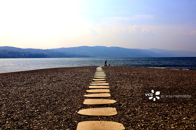 昆明阳宗海风景图片素材