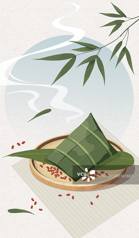 粽子插画图片素材