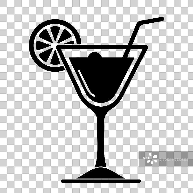 鸡尾酒饮品图标符号图片素材
