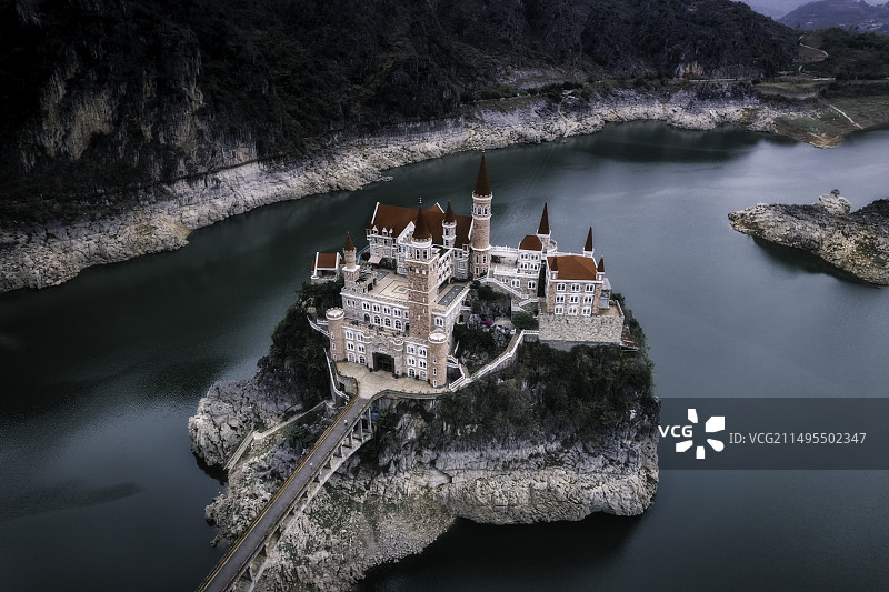 贵州吉隆堡 城堡 水上城堡图片素材