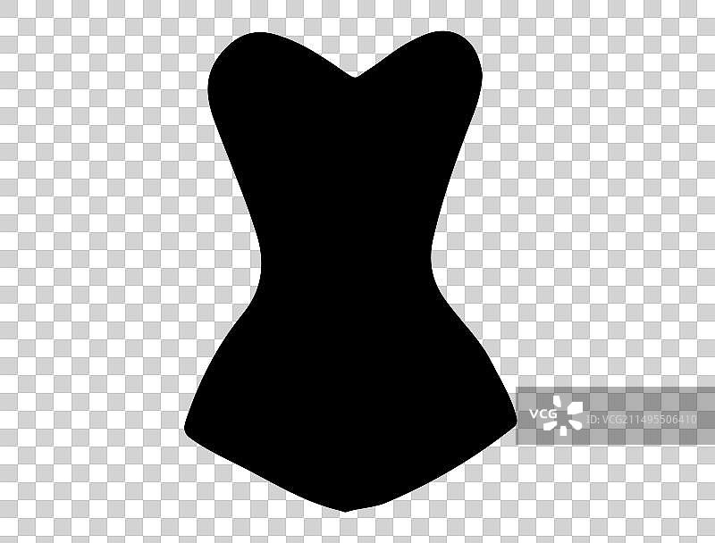 紧身胸衣轮廓艺术图片素材