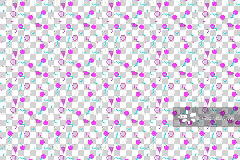 80年代复古几何抽象背景图片素材