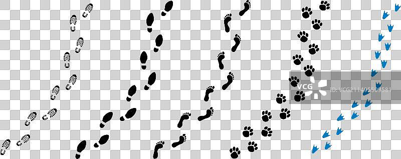 经典足迹：靴子和皮鞋图片素材