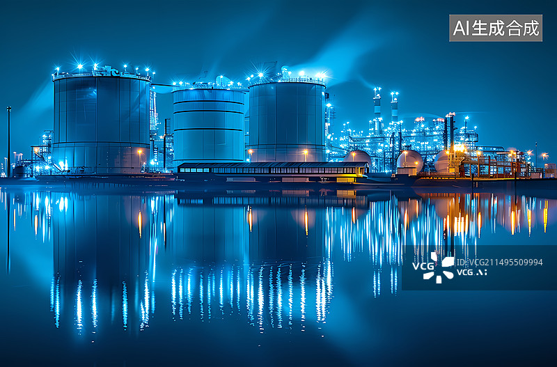 【AI数字艺术】工业,厂区,工厂,生产,建筑图片素材