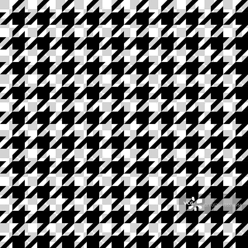 千鸟格经典面料壁纸图案图片素材