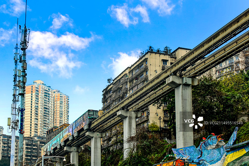 重庆李子坝图片素材