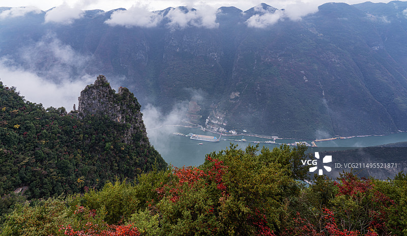 三峡神女峰图片素材