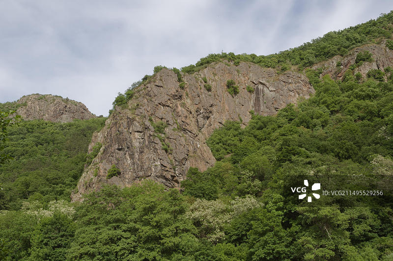 德国莱茵兰-普法尔茨巴特明斯特岩石景观图片素材
