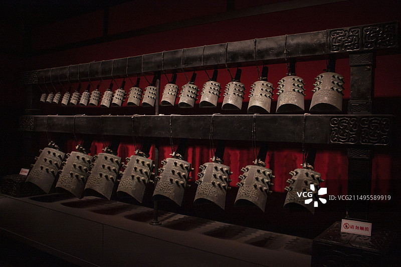 楚国"王孙诰"编钟 河南省博物院图片素材