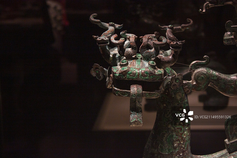 春秋时期神兽 河南省博物院图片素材