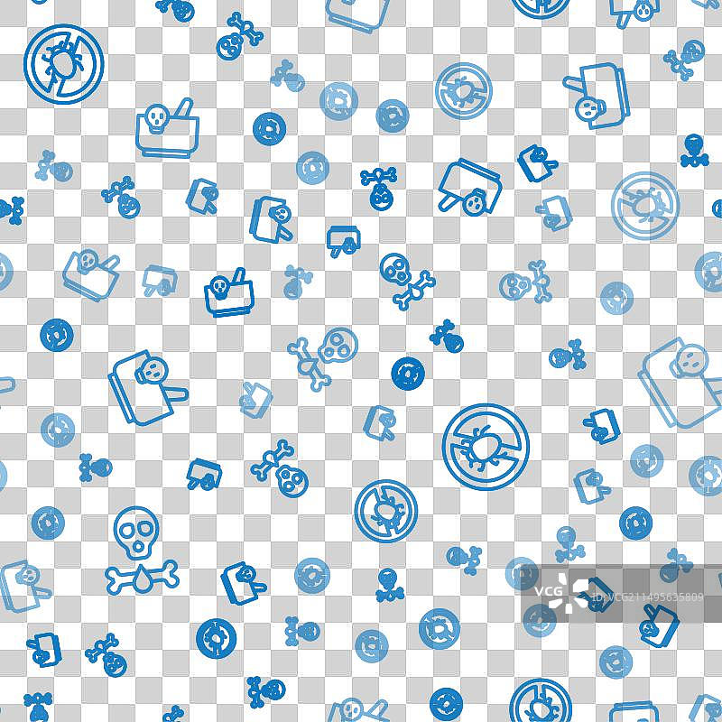 骨骼和骷髅与科罗拉多甲虫图片素材