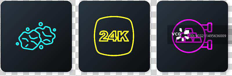 金块珠宝店和24K金条图片素材