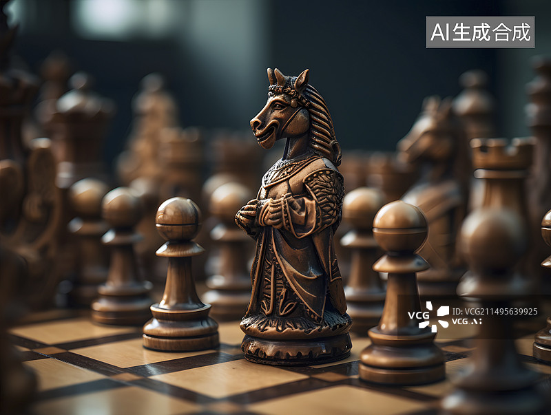 【AI数字艺术】国际象棋图片素材