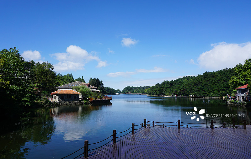 庐山龙首崖石门涧图片素材