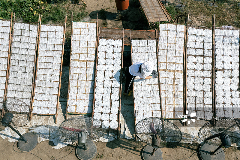 湖头米粉-屋面特色经济-拍摄于福建安溪湖头镇图片素材