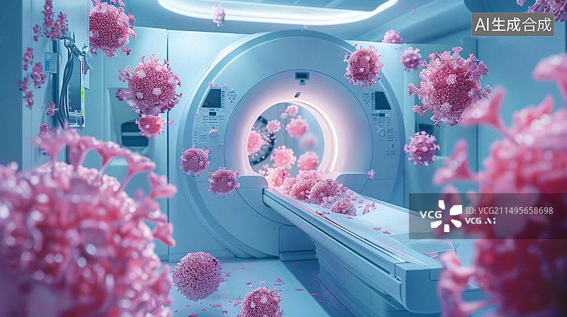 【AI数字艺术】医院医疗器械检查设备图片素材
