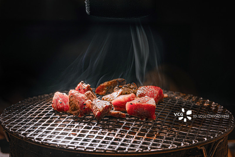 舌尖上的雪花牛肉图片素材