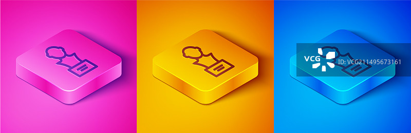 2.5D线条石膏头像雕塑图标图片素材