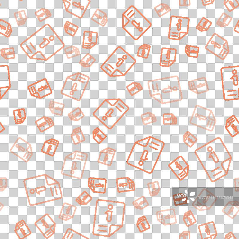 隔离无缝的棕色线条信息图标图片素材