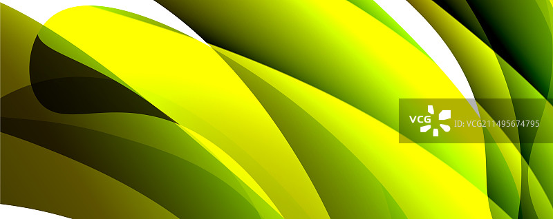 绿色和黄色微距特写摄影图片素材