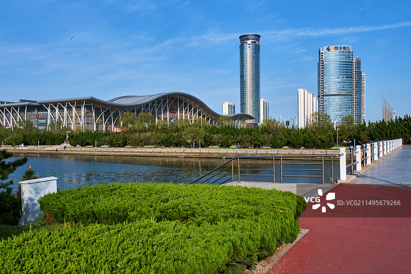 烟台南山国际博览中心周边风光图片素材