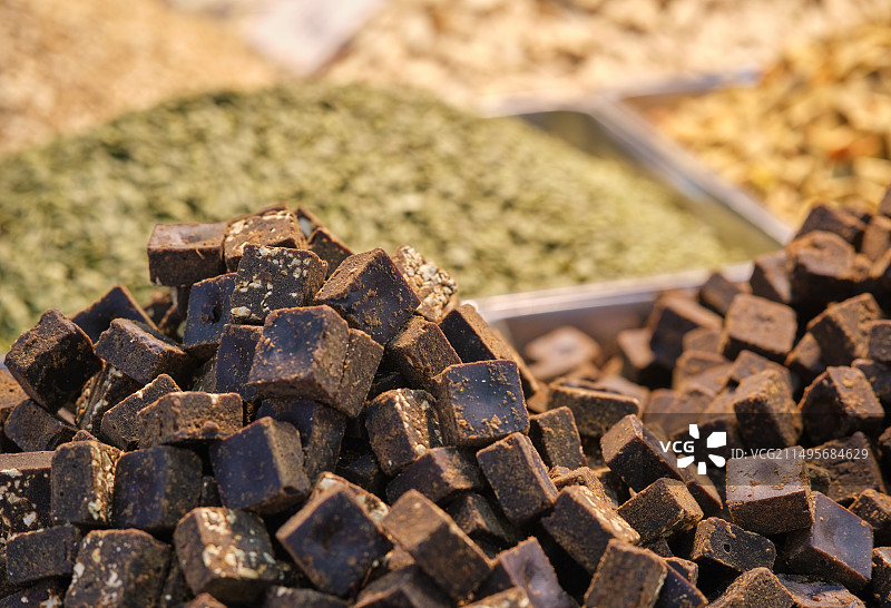 古法红糖特写图片素材