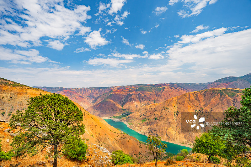 四川攀枝花金沙江大峡谷景区风光图片素材